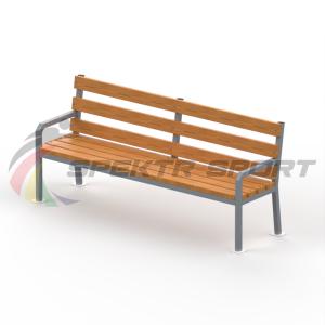 Купить Уличная скамейка со спинкой Дача в Полесске 