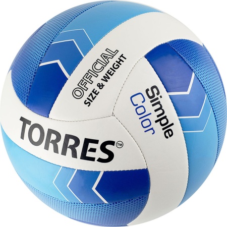 Купить Мяч волейбольный Torres Simple Color любительский р.5 в Полесске 